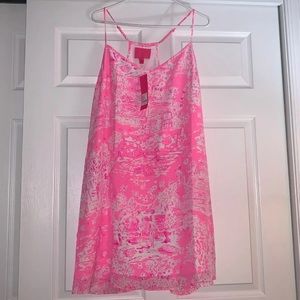 Lilly Pulitzer Dusk Silk Dress Women’s XLarge